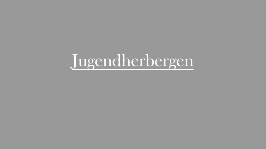 Jugendherbergen Jugendherbergen