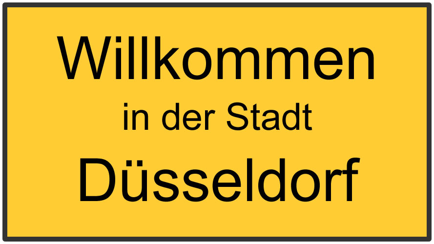 Willkommen in der Stadt Düsseldorf Willkommen in der Stadt Düsseldorf