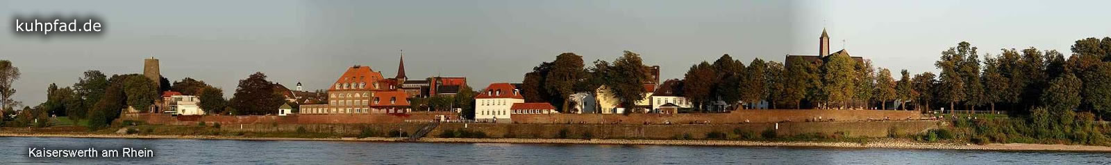 Kaiserswerth Rheinpanorama Kaiserswerth Rheinpanorama