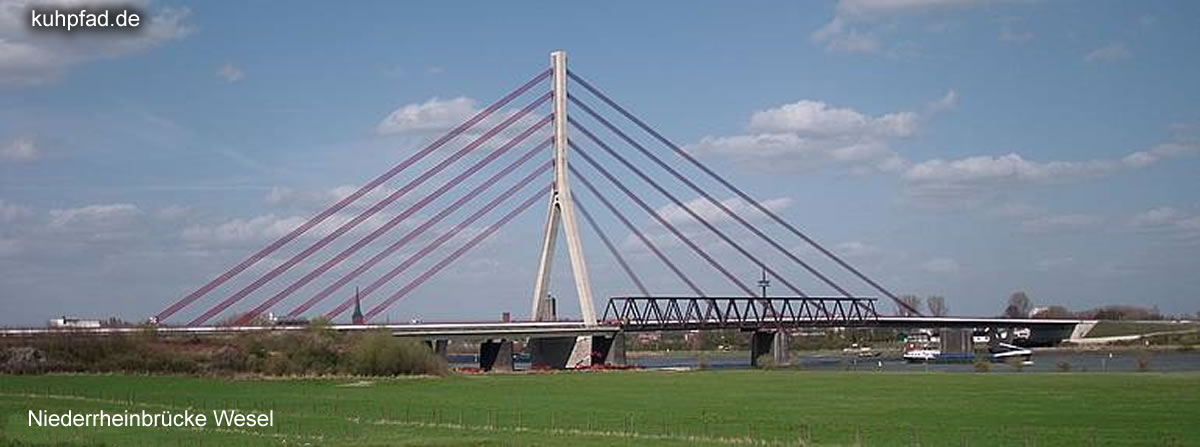 Wesel Niederrheinbrücke Wesel Niederrheinbrücke