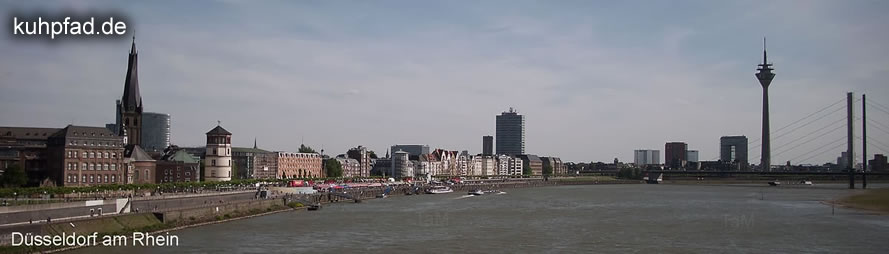 Düsseldorf Rheinpanorama Düsseldorf Rheinpanorama