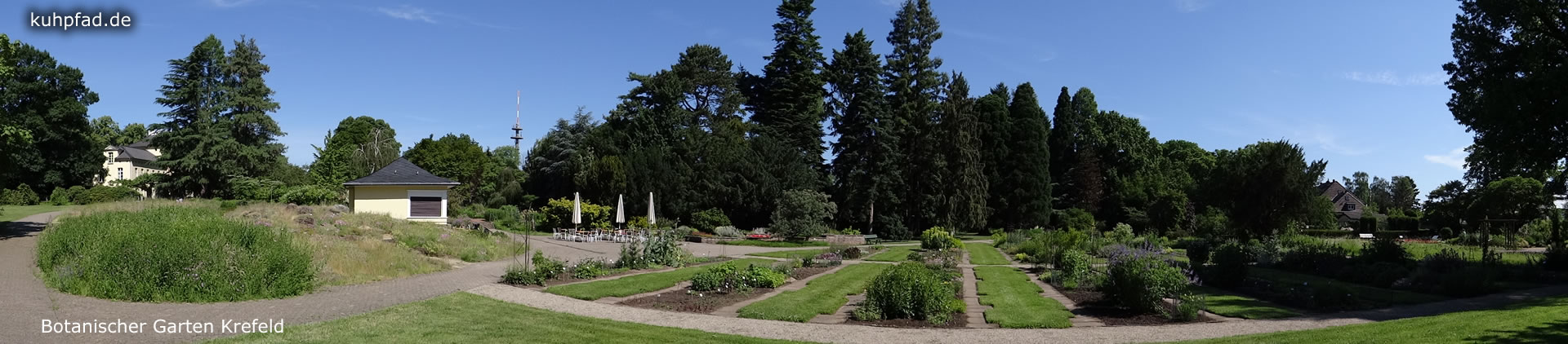 Botanischer Garten Panorama Botanischer Garten Krefeld
