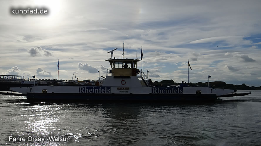 Rheinfähre Orsay Walsum Rheinfähre Orsay Walsum