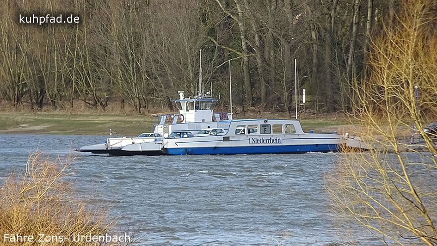 Rheinfähre Zons Urdenbach Rheinfähre Zons Urdenbach