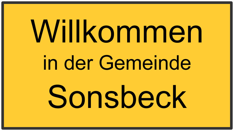 Willkommen in Sonsbeckk Willkommen in Sonsbeck