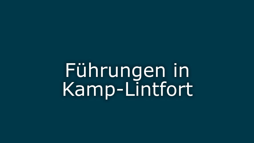 Führungen in Kamp-Lintfort Führungen in Kamp-Lintfort