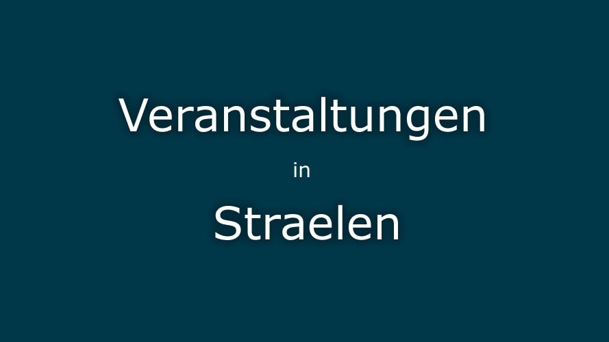 Veranstaltungen Straelen Veranstaltungen Straelen