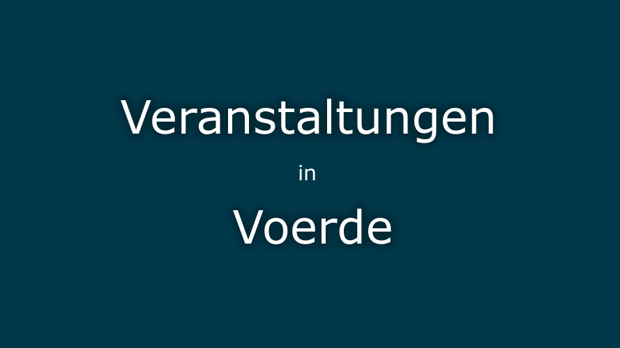 Veranstaltungen Voerde Veranstaltungen Voerde