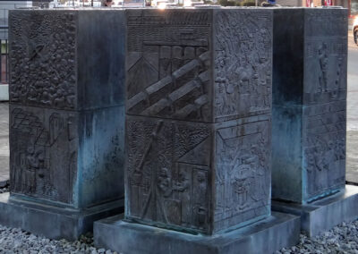 Geschichtsbrunnen Alpen