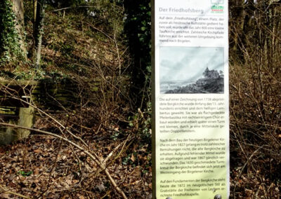 Hinweistafel Friedhofskapelle Birgelen